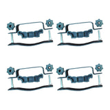 Maxbell Roof Box Bolt Clamp Easy to Install Accessory Car Roof Cargo Rack Connector 4 Pieces