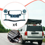 Maxbell Roof Box Bolt Clamp Easy to Install Accessory Car Roof Cargo Rack Connector 4 Pieces