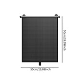 Maxbell Car Side Window Sun Shade Heat Insulation Easily Install Keeps Interior Cool 50x50cm