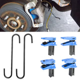 Maxbell 4Pcs Car Brake Line Clamp Line Stopper for Fitting Fuel Rail Hose Clamp With Hook