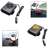 Maxbell Car Heater 360 Degree Rotating Car Accessories High Performance Fast Heating Black