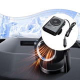 Maxbell Car Heater 360 Degree Rotating Car Accessories High Performance Fast Heating Black