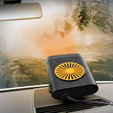 Maxbell Car Heater 360 Degree Rotating Car Accessories High Performance Fast Heating Orange