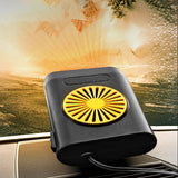 Maxbell Car Heater 360 Degree Rotating Car Accessories High Performance Fast Heating Orange