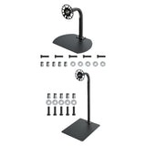 Maxbell Wheel Rim Storage Rack Garage Truck Shop 360 Rotating Car Tire Display Stand Curve Base