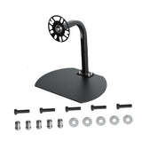 Maxbell Wheel Rim Storage Rack Garage Truck Shop 360 Rotating Car Tire Display Stand Curve Base