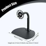 Maxbell Wheel Rim Storage Rack Garage Truck Shop 360 Rotating Car Tire Display Stand Curve Base
