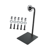 Maxbell Wheel Rim Storage Rack Garage Truck Shop 360 Rotating Car Tire Display Stand Rectangle Base