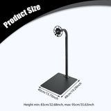 Maxbell Wheel Rim Storage Rack Garage Truck Shop 360 Rotating Car Tire Display Stand Rectangle Base