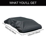 Maxbell Car Roof Rack Cover Easy to Install Sun Protection Vehicle Luggage Protector 1.6mx1.45m
