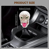 Maxbell Skull Head Stick Manual Shift Knob Replacement Accessory Spare Parts Utility white
