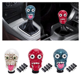 Maxbell Skull Head Stick Manual Shift Knob Replacement Accessory Spare Parts Utility white