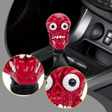 Maxbell Skull Head Stick Manual Shift Knob Replacement Accessory Spare Parts Utility red