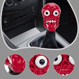 Maxbell Skull Head Stick Manual Shift Knob Replacement Accessory Spare Parts Utility red
