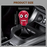 Maxbell Skull Head Stick Manual Shift Knob Replacement Accessory Spare Parts Utility red