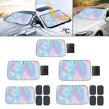 Maxbell Car Windshield Shade Decoration Heat Insulation for Summer Vehicle Auto 1pcs and Small