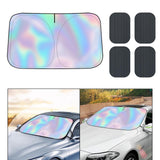 Maxbell Car Windshield Shade Decoration Heat Insulation for Summer Vehicle Auto Large and Side Shade