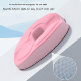 Maxbell Low Back Pillow Chair Cushion and Donut Pillow Hemorrhoid Tailbone Cushion Pink
