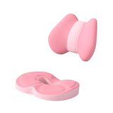 Maxbell Low Back Pillow Chair Cushion and Donut Pillow Hemorrhoid Tailbone Cushion Pink