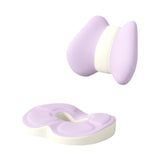 Maxbell Low Back Pillow Chair Cushion and Donut Pillow Hemorrhoid Tailbone Cushion Violet