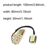 Maxbell Car Trunk Lid Release Button Fuel Door Opener Button for Hyundai Sonata Beige
