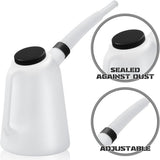 Maxbell Automotive Oil Dispenser Garage Car Long Spout Automotive Home Motor Oil Jug 1.2L