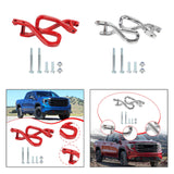 Maxbell Front Tow Hook 84280203 with Bolts Metal Part Car Tow Hook Ring for GMC red