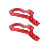 Maxbell Front Tow Hook 84280203 with Bolts Metal Part Car Tow Hook Ring for GMC red