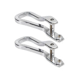 Maxbell Front Tow Hook 84280203 with Bolts Metal Part Car Tow Hook Ring for GMC silver