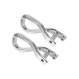 Maxbell Front Tow Hook 84280203 with Bolts Metal Part Car Tow Hook Ring for GMC silver