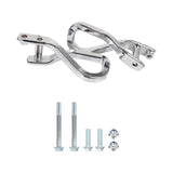 Maxbell Front Tow Hook 84280203 with Bolts Metal Part Car Tow Hook Ring for GMC silver