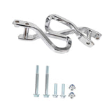 Maxbell Front Tow Hook 84280203 with Bolts Metal Part Car Tow Hook Ring for GMC silver