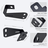 Maxbell High Lift Jack Mount Hood Brackets Parts for Wrangler Yj 1987-1995