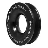 Maxbell Recovery Ring Emergency Recovery Gear Lightweight Rescue Ring for Truck Black