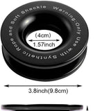 Maxbell Recovery Ring Emergency Recovery Gear Lightweight Rescue Ring for Truck Black