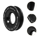 Maxbell Recovery Ring Emergency Recovery Gear Lightweight Rescue Ring for Truck Black