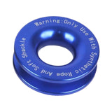 Maxbell Recovery Ring Emergency Recovery Gear Lightweight Rescue Ring for Truck Blue