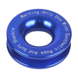Maxbell Recovery Ring Emergency Recovery Gear Lightweight Rescue Ring for Truck Blue