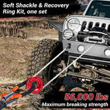 Maxbell Recovery Ring Heavy Duty Sturdy Lightweight Red Rescue Ring for Farming