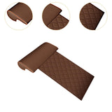 Maxbell Car Seat Extender Pad Leg Support Cushion for Cars Office Chair Driving Brown