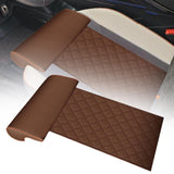 Maxbell Car Seat Extender Pad Leg Support Cushion for Cars Office Chair Driving Brown