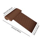 Maxbell Car Seat Extender Pad Leg Support Cushion for Cars Office Chair Driving Brown