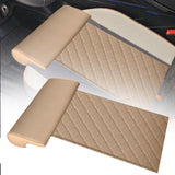 Maxbell Car Seat Extender Pad Leg Support Cushion for Cars Office Chair Driving Beige