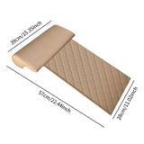 Maxbell Car Seat Extender Pad Leg Support Cushion for Cars Office Chair Driving Beige