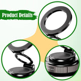 Maxbell Magnetic Phone Holder for Car Support Bracket for Glass Travel Exercing Black