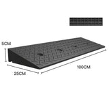 Maxbell Driveway Curb Ramp Sturdy Threshold Ramp for Motorcycle Auto