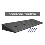Maxbell Driveway Curb Ramp Sturdy Threshold Ramp for Motorcycle Auto
