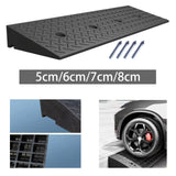 Maxbell Driveway Curb Ramp Sturdy Threshold Ramp for Motorcycle Auto