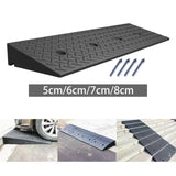 Maxbell Driveway Curb Ramp Sturdy Threshold Ramp for Motorcycle Auto