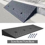 Maxbell Driveway Curb Ramp Sturdy Threshold Ramp for Motorcycle Auto
